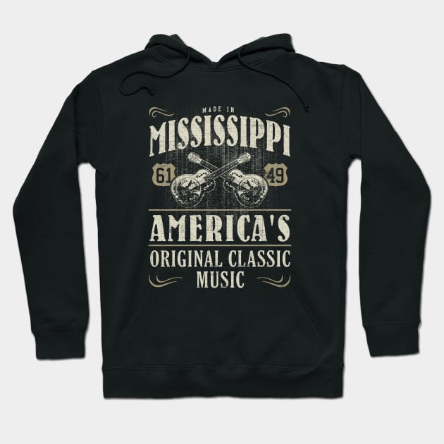 Mississippi Blues Hoodie by Designkix